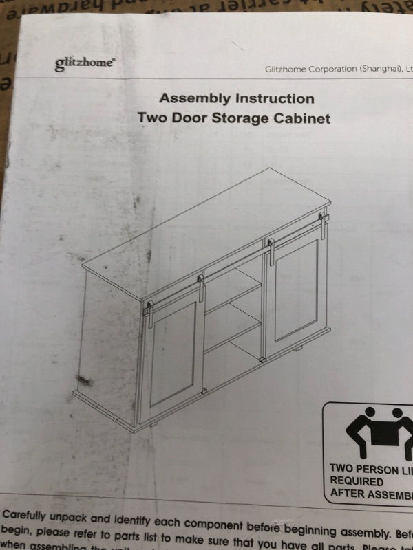 Photo 1 of 2 door storage cabinet