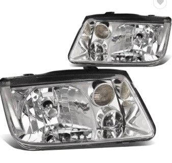 Photo 1 of  Headlight for VW Jetta Bora Mk4 1999-2005 Headlights w/o Fog Lamps head lamps