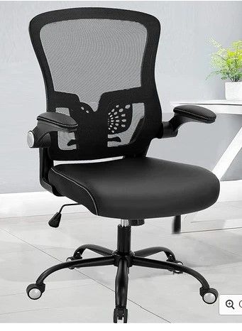 Photo 1 of Adjustable Ergonomic Swivel Chair with Lumbar Support 