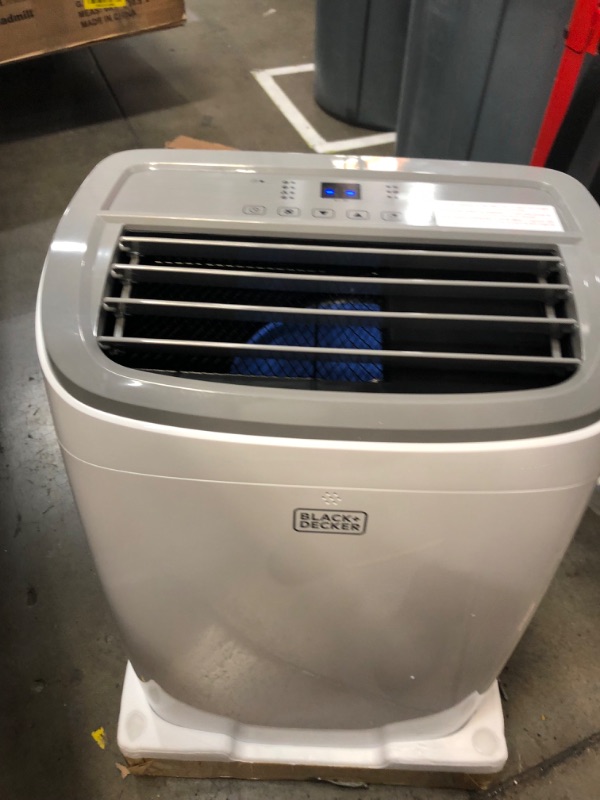 Photo 3 of BLACK+DECKER 8,000 BTU Portable Air Conditioner up to 350 Sq. with Remote Control, White
