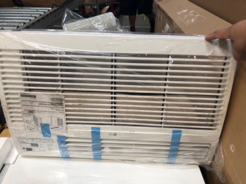 Photo 4 of ****DAMAGED**** LG 12000 BTU Window Air Conditioners [2023 New] Remote Control WiFi App Ultra-Quite Washable Filter Cools 550Sq.Ft for Medium & Large Room AC Unit air conditioner Easy Install White LW1217ERSM1