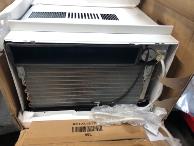 Photo 3 of ****DAMAGED**** LG 12000 BTU Window Air Conditioners [2023 New] Remote Control WiFi App Ultra-Quite Washable Filter Cools 550Sq.Ft for Medium & Large Room AC Unit air conditioner Easy Install White LW1217ERSM1