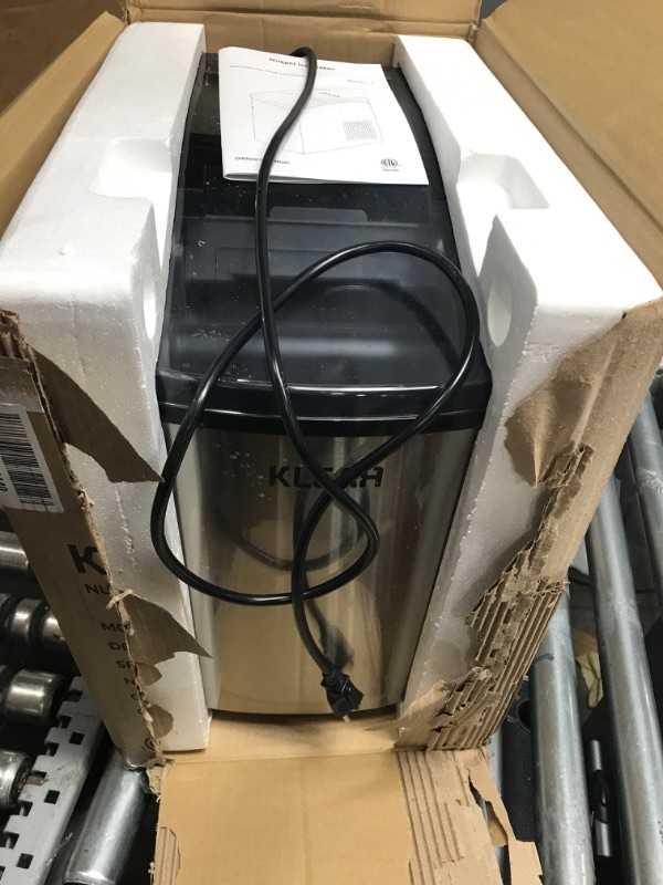 Photo 1 of **FOR PARTS ONLY**
KLEAH Nugget Ice Maker Countertop, 40lbs/Day