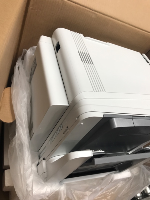 Photo 3 of HP Color LaserJet Pro M283fdw Wireless All-in-One Laser Printer, Remote Mobile Print, Scan & Copy, Duplex Printing, Works with Alexa (7KW75A), White