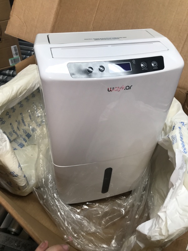 Photo 1 of 2000 Sq. Ft Dehumidifier for Home and Basements, with Auto or Manual Drainage, 0.66 Gallon Water Tank Capacity