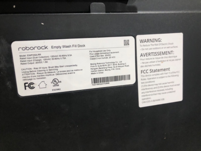 Photo 15 of **MISSING PARTS**SEE NOTES**
Roborock S7 MaxV Ultra Robot Vacuum and Mop, Auto Mop Washing with Empty Wash Fill Dock, Self-Emptying, Self-Refilling, ReactiveAI 2.0 Obstacle Avoidance, 5100Pa Suction, App Control, Works with Alexa