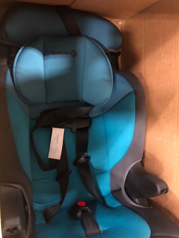 Photo 3 of Safety 1st Grand 2-in-1 Booster Car Seat, Forward-Facing with Harness, 30-65 pounds and Belt-Positioning Booster, 40-120 pounds, Capri Teal