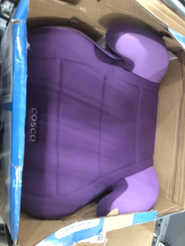 Photo 2 of Cosco Topside Booster Car Seat - Easy to Move, Lightweight Design (Grape), 1 Count (Pack of 1)