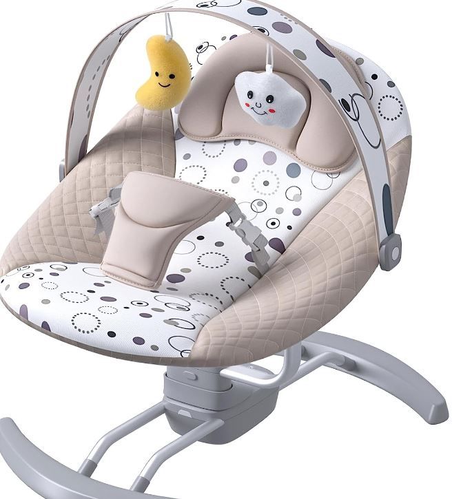 Photo 1 of Electric Baby Swing for Infants, Baby Rocker for Infants with 3 Speeds