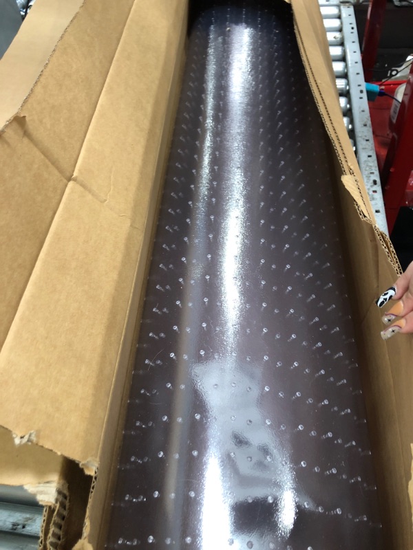 Photo 1 of Dimex 46"x 60" Clear Rectangle Office Chair Mat For Low Pile Carpet, Made In The USA, BPA And Phthalate Free, C532003G Low Pile 46" x 60" Clear
