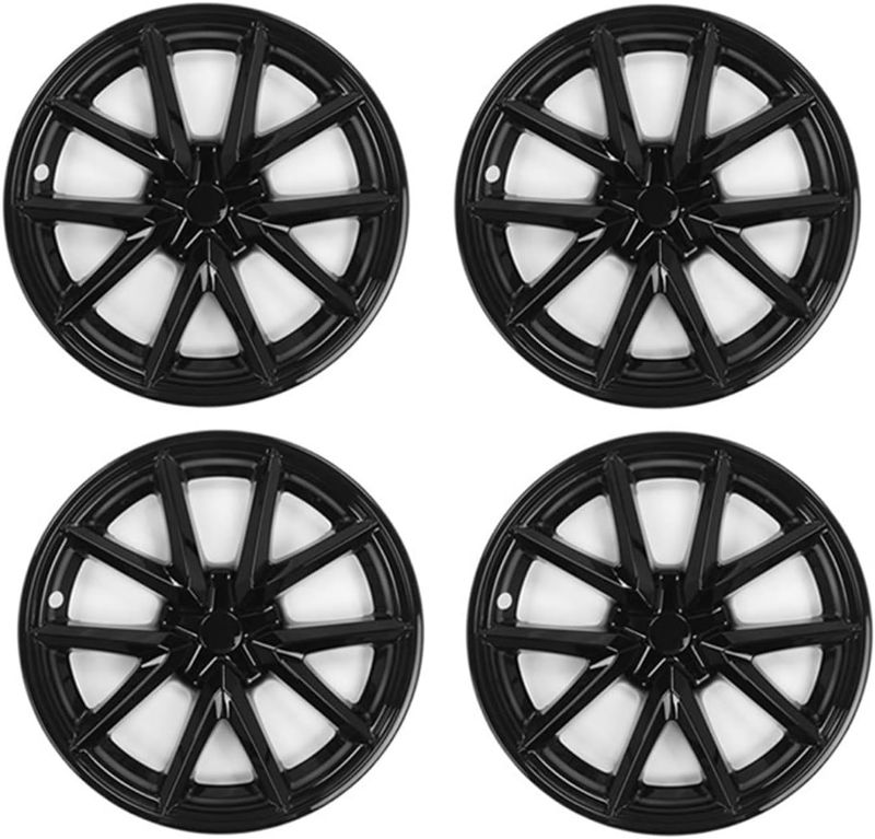 Photo 1 of 4PCS Compatible 18 Inch Hub Cap Performance Replacement Wheel Cap Automobile Hubcap Full Cover 
