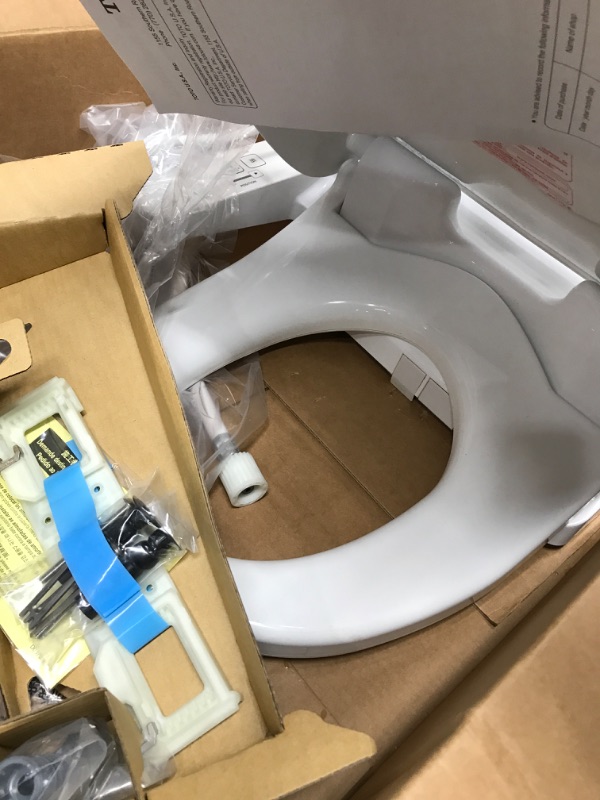 Photo 3 of ***see notes***TOTO WASHLET  E 2033R electronic Bidet Toilet Seat with Heated Seat and SoftClose Lid, Elongated, Cotton White - SW3004#01