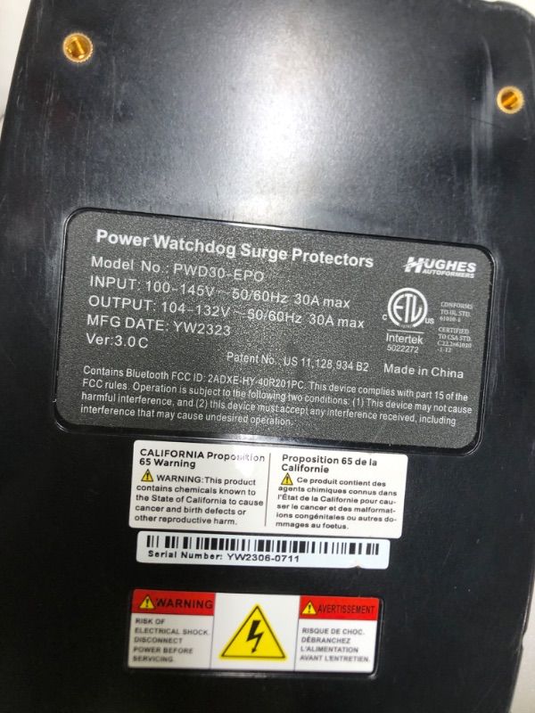 Photo 3 of Hughes Autoformers PWD30-EPO, 30 Amp Spike Power Watchdog, Shut Off & Camco Sidewinder RV Sewer Support | Sturdy Lightweight Plastic | Curve Around Obstacles and Won't Creep Closed | 20 Feet | Black