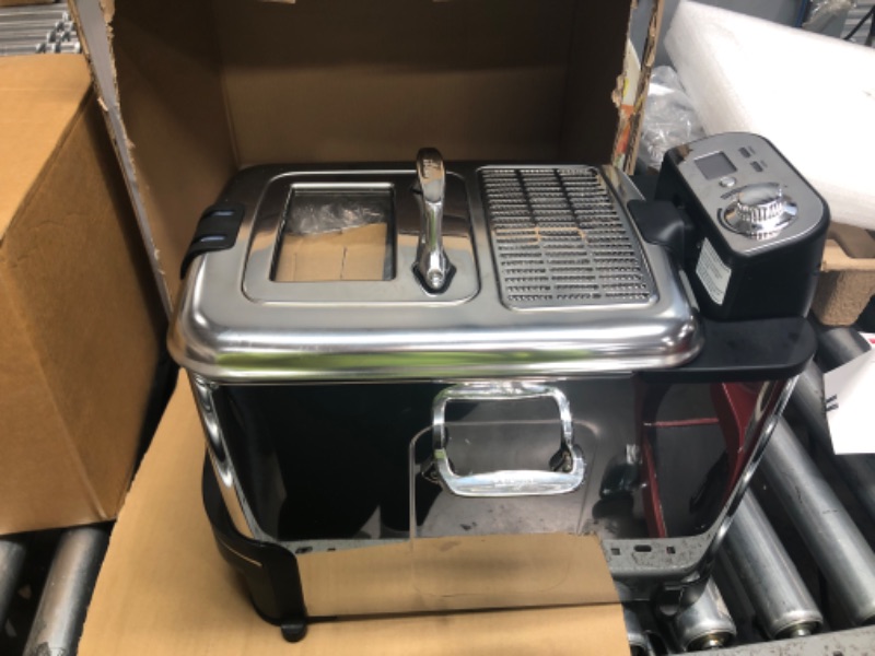 Photo 2 of All-Clad Electrics Stainless Steel Deep Fryer with Basket 3.5 Liter Oil Capacity, 2.6 Pound Food Capacity 1700 Watts Dishwasher Safe, Easy Clean, Temp Control, Digital Timer, Oil Filtration, Silver