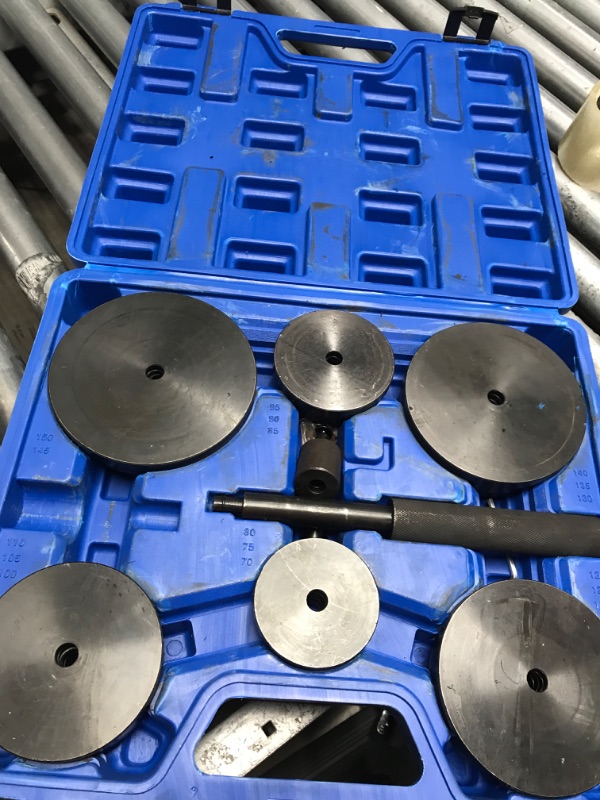 Photo 2 of BTSHUB 21 pcs Bushing Removal Tool, Bearing and Seal Driver Set 70mm - 150mm Discs Extra Large