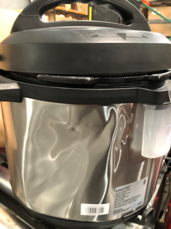 Photo 4 of **NONREFUNDABLE**DAMAGED**SEE NOTES** 
Instant Pot Duo 7-in-1 Electric Pressure Cooker, Slow Cooker, Rice Cooker, Steamer, Sauté, Yogurt Maker, Warmer & Sterilizer, Includes App With Over 800 Recipes, Stainless Steel, 8 Quart 8QT Duo