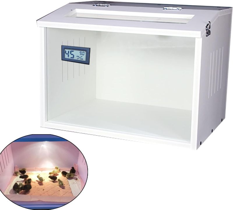 Photo 1 of A&K L'YDIA Chick Brooder Heating Brooding Box -Chicken Brooder Warms Up to 10-15 Newborns Chicks,Suitable for Chicks, Parrot,Duckling,Kittens,Puppies,Cat,Snakes, Lizards and Other Small Animals
