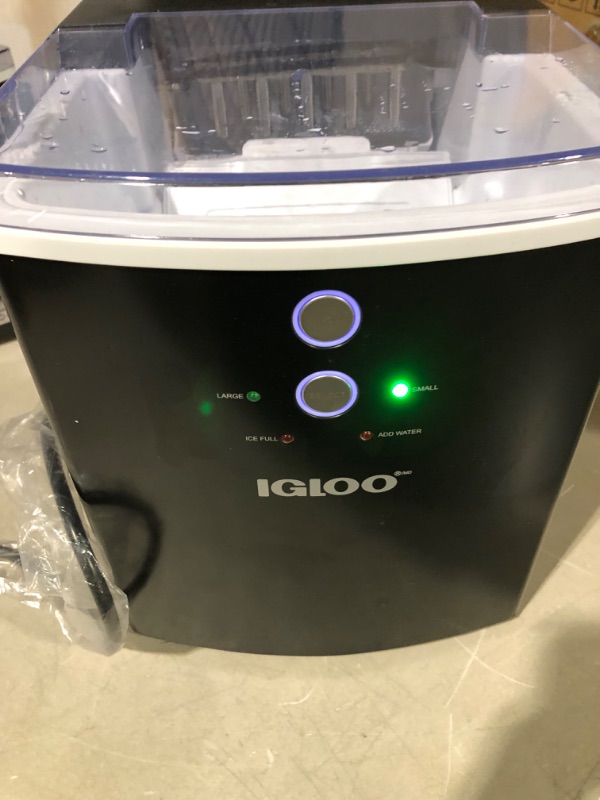 Photo 3 of *DENT* **SEE NOTES** Igloo Automatic Portable Electric Countertop Ice Maker Machine
