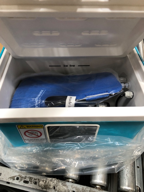 Photo 3 of Cold Therapy Machine — Cryotherapy Freeze Kit System — for Post-Surgery Care, ACL, MCL, Swelling, Sprains, and Other Injuries — Wearable, Adjustable Knee Pad — Cooler Pump with Digital Timer