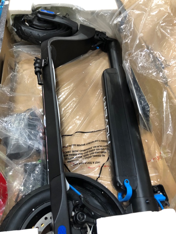 Photo 2 of (PARTS ONLY/ NO REFUNDS) Hover-1 Blackhawk Electric Folding Kick Scooter | 18MPH, 28 Mile Range, 6HR Charge, LCD Display, 10 Inch High-Grip Tires, 220LB Max Weight, Certified & Tested - Safe for Kids, Teens & Adults,
