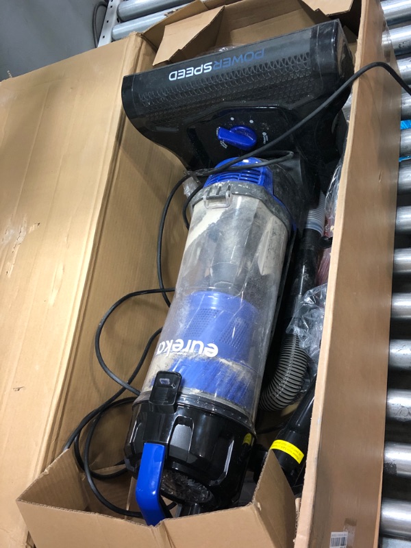 Photo 2 of "Fort Parts On;y, not functional" Eureka Lightweight Powerful Upright Vacuum Cleaner for Carpet and Hard Floor, PowerSpeed, New Model Blue,black/New Model Vacuum Cleaner