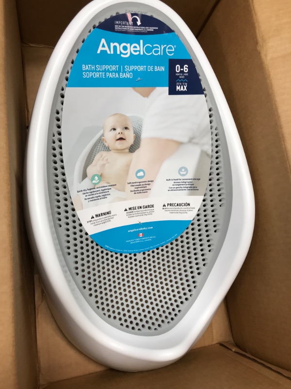 Photo 2 of Angelcare Baby Bath Support (Grey) | Ideal for Babies Less than 6 Months Old