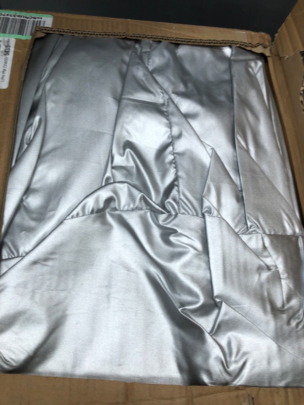 Photo 2 of SELIMON 300D Top Class A RV Cover Rip-Resistent & Waterproof Winter Camper Cover with Anti-UV Silver Coating Fits 40' to 43' Motorhome 40' ~ 43' (516"L*110"W*120"H)