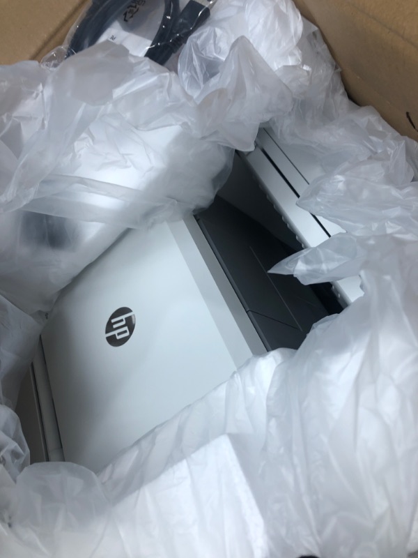 Photo 1 of HP Color LaserJet Pro M283fdw Wireless All-in-One Laser Printer, Remote Mobile Print, Scan & Copy, Duplex Printing, Works with Alexa (7KW75A), White