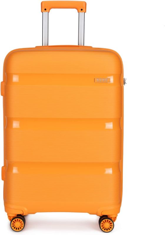 Photo 1 of 
Kono Carry On Luggage Hard Shell Travel Trolley 4 Spinner Wheels Lightweight Polypropylene Suitcase with TSA Lock (Carry-On 21-Inch, Orange)
Size:Carry-On 20-Inch
Color:Orange