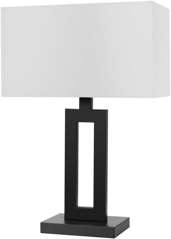 Photo 1 of 
Globe Electric 67045 20" Table Lamp, Matte Black, White Linen Shade, On/Off Socket Rotary Switch, Reading Light, Home Essentials, Bedroom, Nightstands,...
Pattern Name:Without Bulb
Color:Matte Black