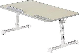 Photo 1 of Amazon Basics Adjustable Tray Table Lap Desk Fits up to 17-Inch Laptop, Large, 13"x24"
