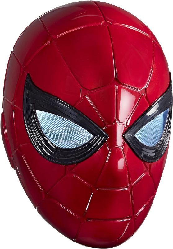 Photo 1 of **USED** **POWERS ON** Spider-Man Marvel Legends Series Iron Spider Electronic Helmet 
