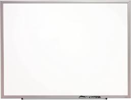 Photo 1 of  4' x 3' White Board, Premium, Duramax, Silver Aluminum Frame