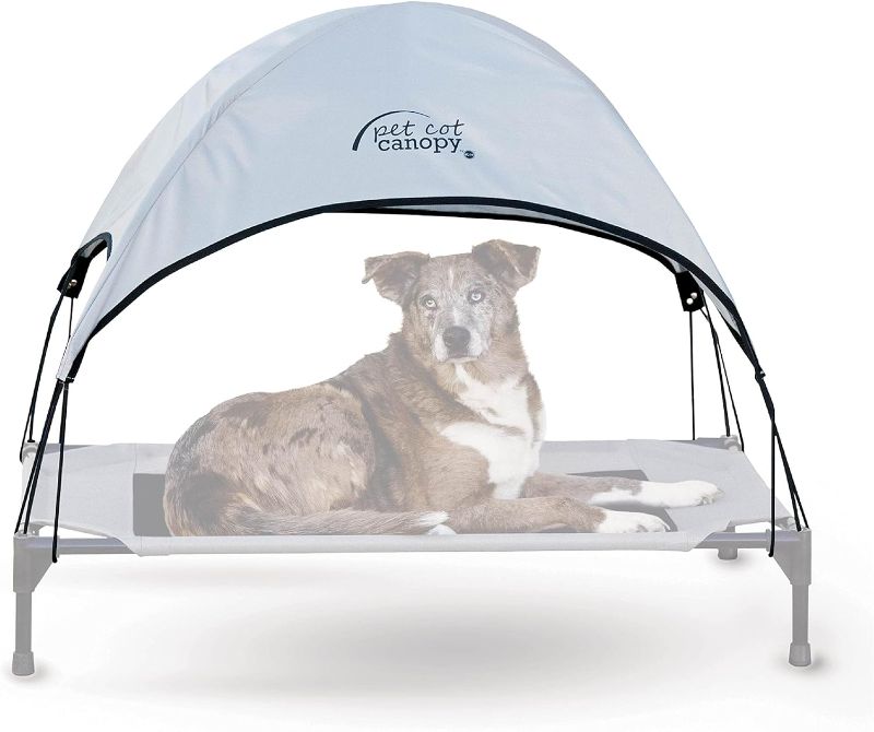 Photo 1 of 2pcks of K&H Pet Products Pet Cot Canopy - Gray, Large 30 X 42 Inches
