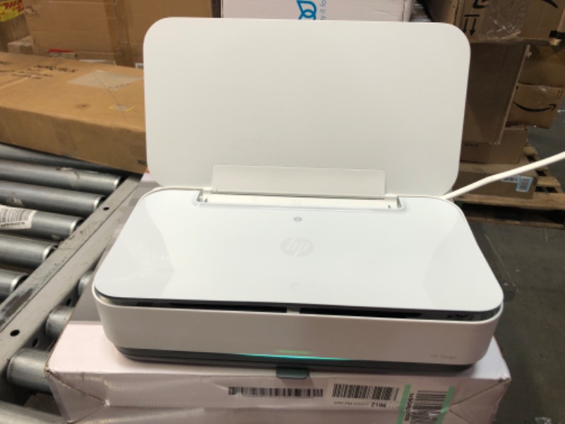 Photo 1 of HP Tango Smart Wireless Printer – Mobile Remote Print, Scan, Copy, HP Instant Ink, Works with Alexa(2RY54A),White
