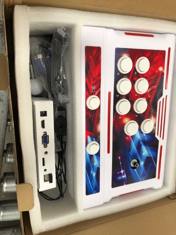 Photo 2 of *USED*Akaxi Pandora Box Console 26800 Arcade Games in 1, Bluetooth Function, Two Separate joysticks,Retro Game Machine, Supports Up to 4 Players, Full HD Output, Search, Save, Hide, Favorites List 26800games Bluetooth