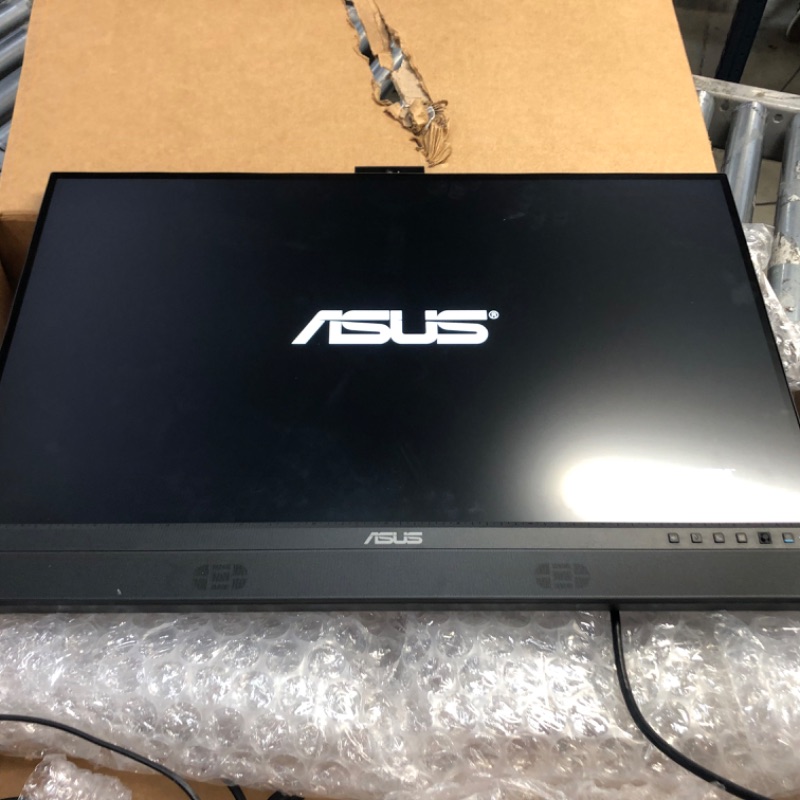 Photo 2 of ASUS 27” 1440P Video Conference Monitor (BE27ACSBK) - QHD (2560 x 1440), IPS, Built-in 2MP Webcam, Mic Array, Speakers, Eye Care, Wall Mountable, AI Noise-canceling, USB-C, HDMI, Zoom Certified,Black
