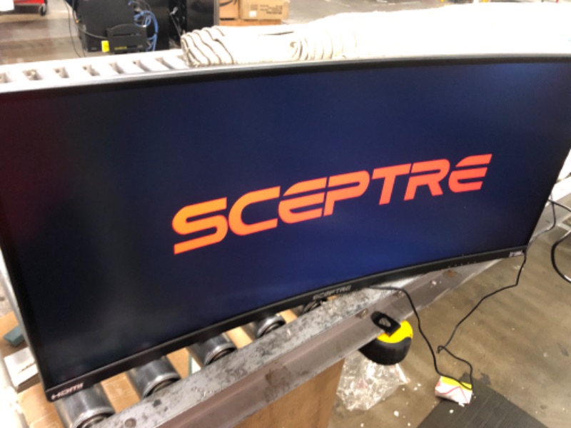 Photo 3 of Sceptre 30-inch Curved Gaming Monitor 21:9 2560x1080 Ultra Wide/ Slim HDMI DisplayPort up to 200Hz Build-in Speakers, Metal Black (C305B-200UN1)
