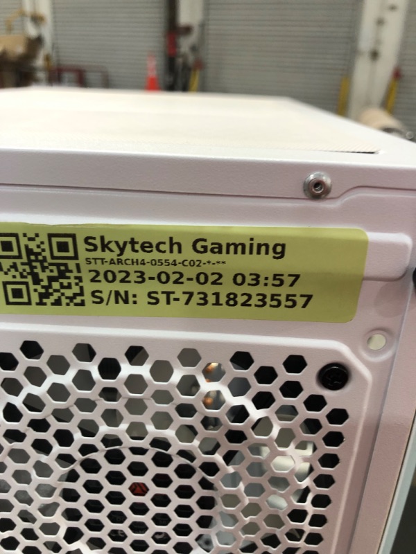 Photo 6 of Skytech Gaming Archangel Gaming PC Desktop – AMD Ryzen 5 3600 3.6 GHz, NVIDIA RTX 3060, 1TB NVME SSD, 16GB DDR4 RAM 3200, 600W Gold PSU, 11AC Wi-Fi, Windows 11 Home 64-bit
