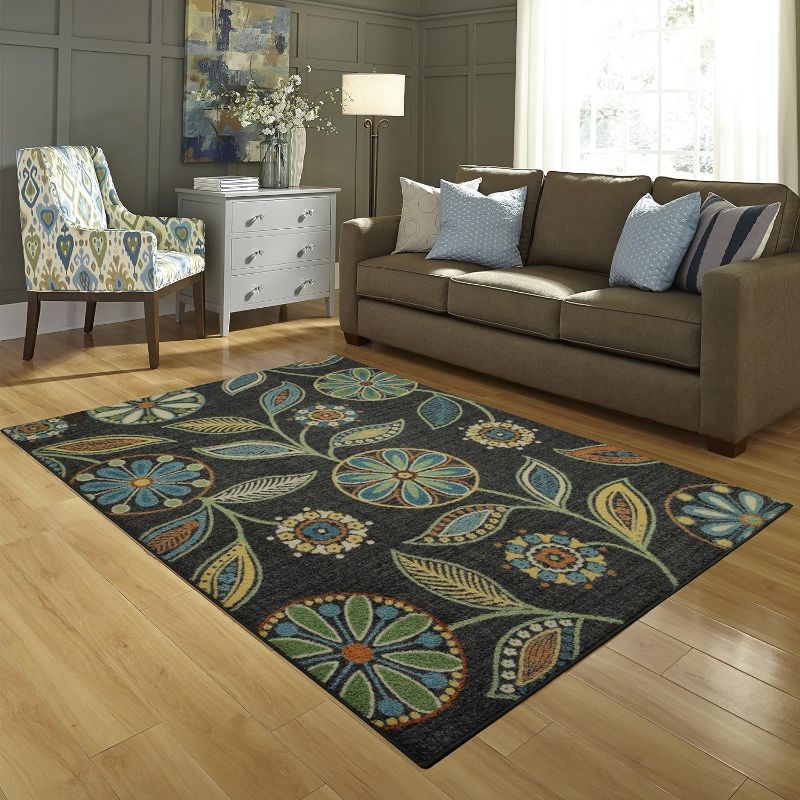 Photo 1 of 3'5 X 5 '3 Maples Rugs Reggie Floral Area Rugs for Living Room & Bedroom