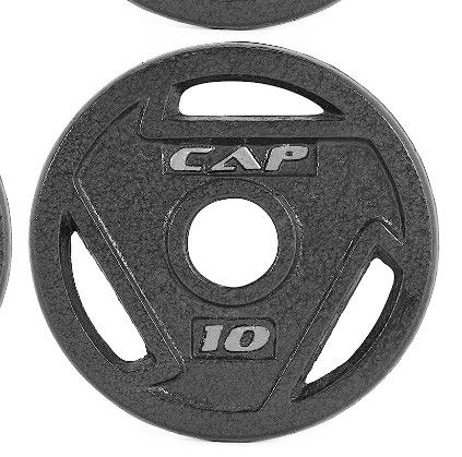 Photo 1 of 1 PLATE Barbell Olympic Grip Weight Plate 10LBS
