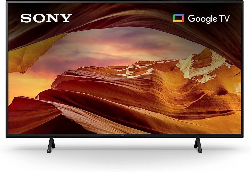 Photo 1 of Sony 43 Inch 4K Ultra HD TV X77L Series: LED Smart Google TV KD43X77L- 2023 Model, Black
