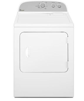 Photo 1 of Whirlpool 7-cu ft Reversible Side Swing Door Gas Dryer (White)
