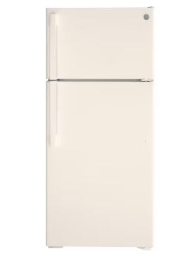 Photo 1 of GE 16.6-cu ft Top-Freezer Refrigerator (Bisque) ENERGY STAR
