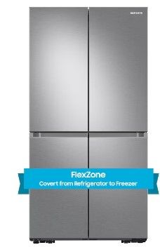 Photo 1 of Samsung 29-cu ft 4-Door Smart French Door Refrigerator with Dual Ice Maker and Door within Door (Fingerprint Resistant Stainless Steel) ENERGY STAR
