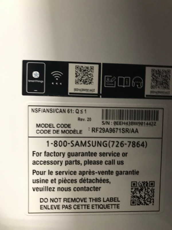 Photo 2 of Samsung 29-cu ft 4-Door Smart French Door Refrigerator with Dual Ice Maker and Door within Door (Fingerprint Resistant Stainless Steel) ENERGY STAR
