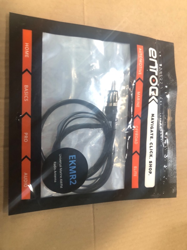 Photo 2 of EnrockMarine EKMR2 Antenna - 40" Long Flexible Wire - Black