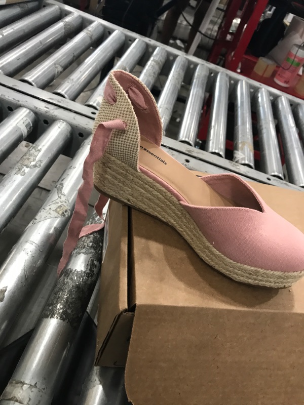 Photo 2 of Soludos Lyon Wedge Espadrille Heels for Women - Fabric Upper, Fabric Lining with Cushioned Footbed, and Rubber Outsole 8
