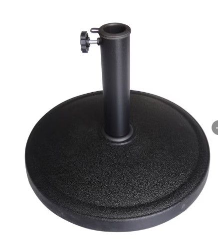 Photo 1 of Style Selections Umbrella base Black Patio Umbrella Base
