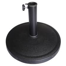 Photo 1 of Style Selections Umbrella base Black Patio Umbrella Base